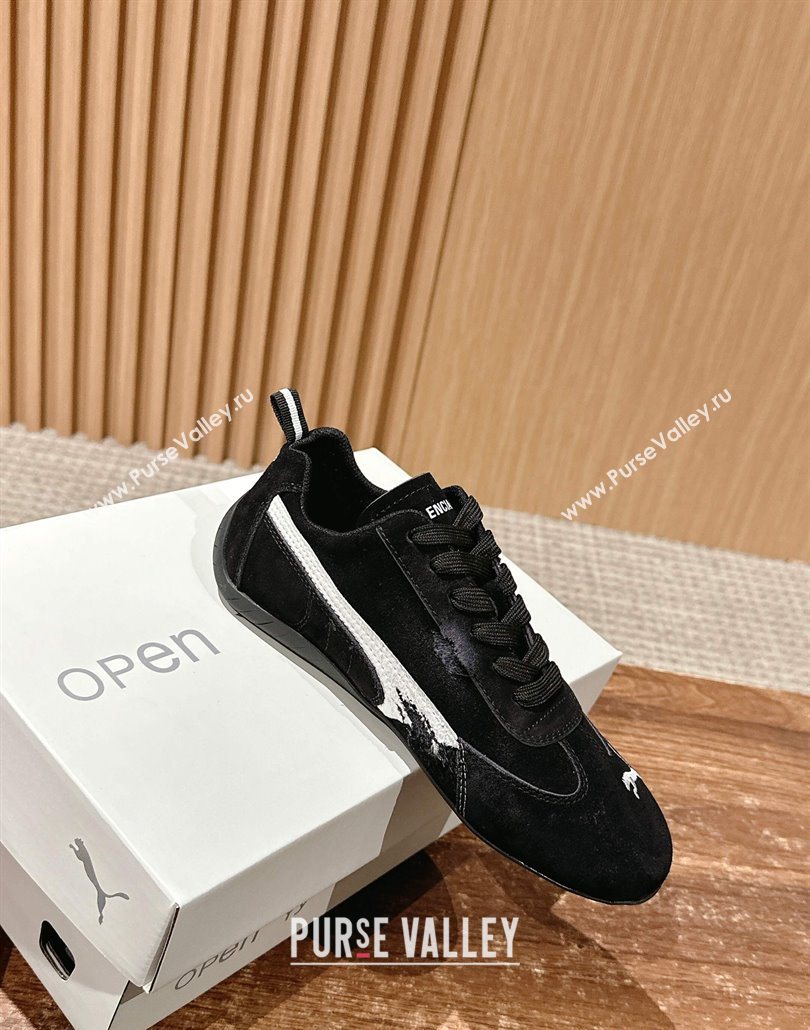 Puma x Balenciaga Winter 25 Runway Sneakers in Suede Black 2025 (HQG-250604067)