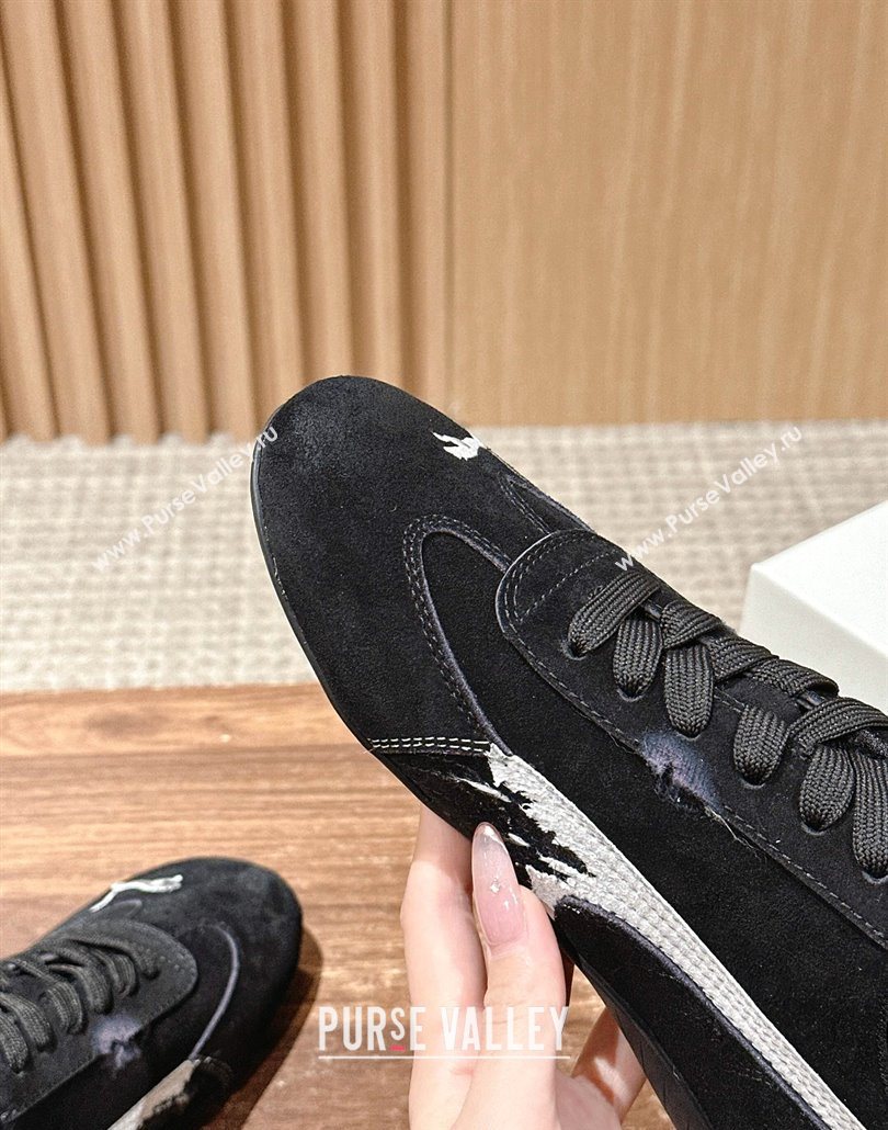 Puma x Balenciaga Winter 25 Runway Sneakers in Suede Black 2025 (HQG-250604067)