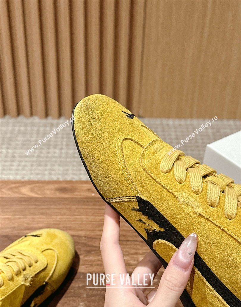 Puma x Balenciaga Winter 25 Runway Sneakers in Suede Yellow 2025 (HQG-250604069)