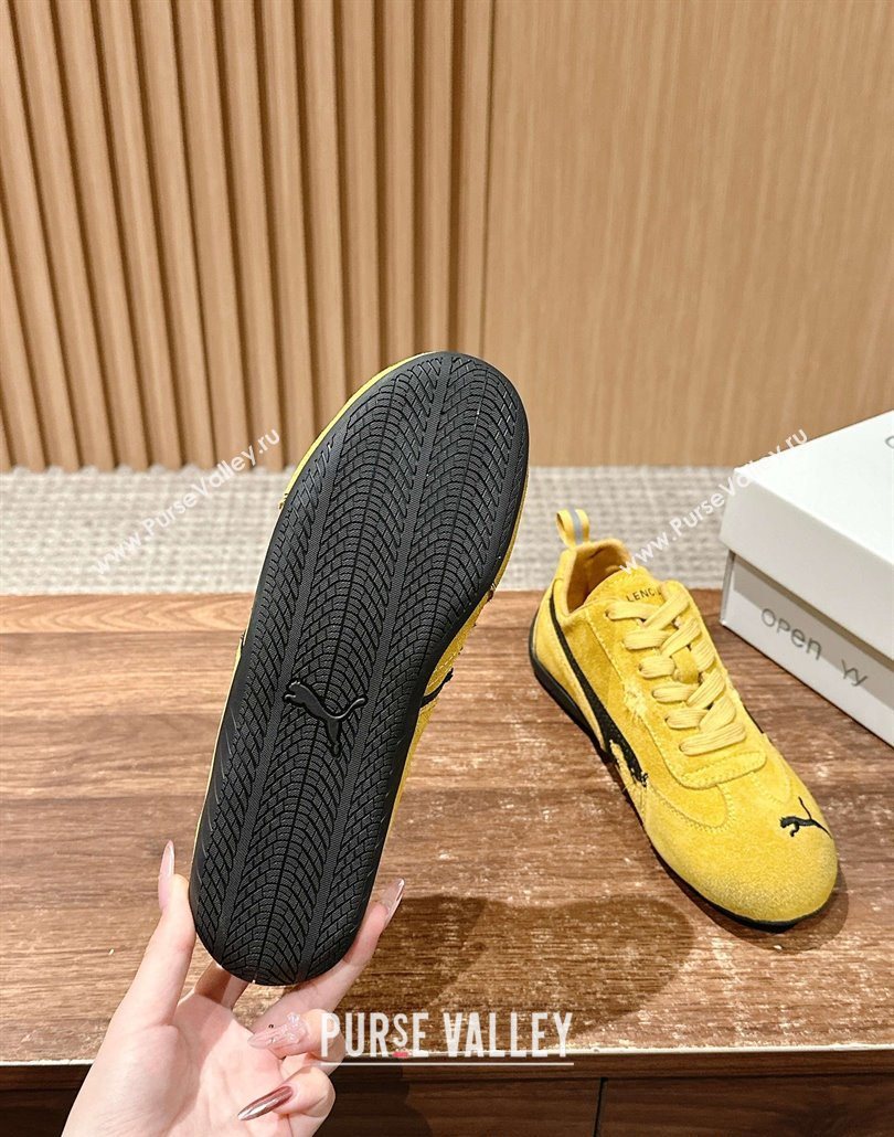 Puma x Balenciaga Winter 25 Runway Sneakers in Suede Yellow 2025 (HQG-250604069)