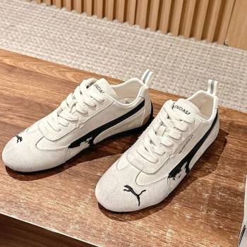 Puma x Balenciaga Winter 25 Runway Sneakers in Suede Grey 2025 (HQG-250604071)
