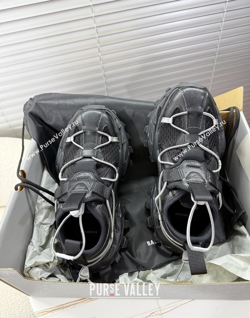 Balenciaga Hike Sneakers in Mesh Black 2025 Spring (MD-250604055)