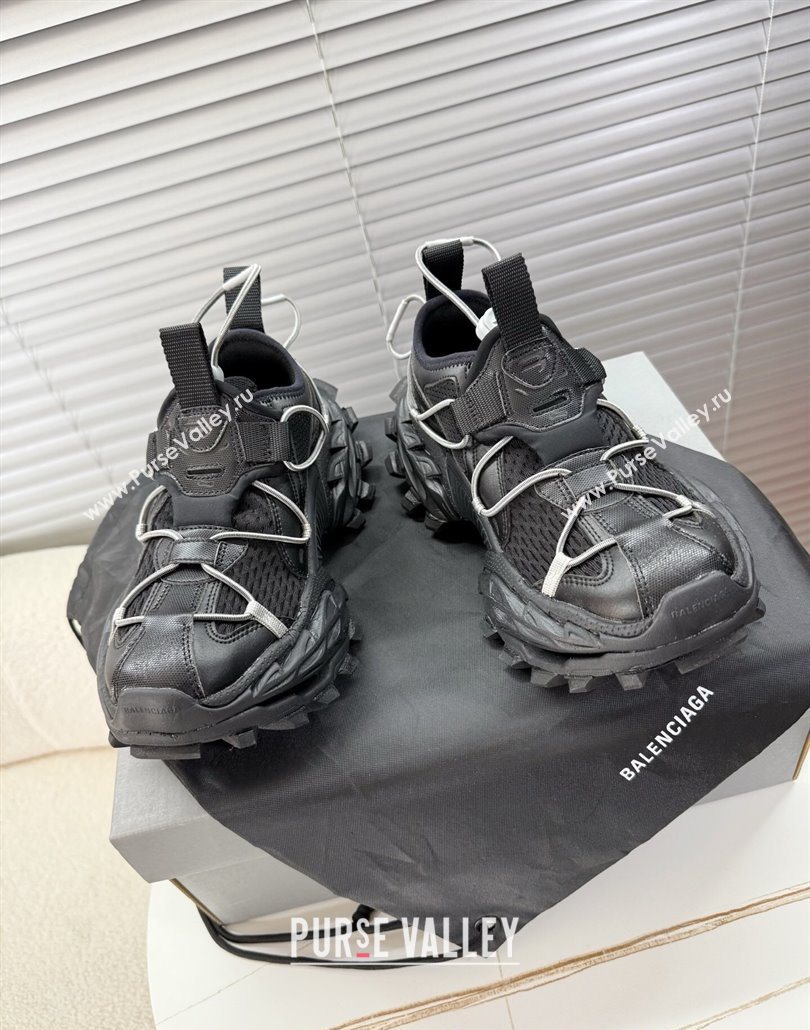 Balenciaga Hike Sneakers in Mesh Black 2025 Spring (MD-250604055)