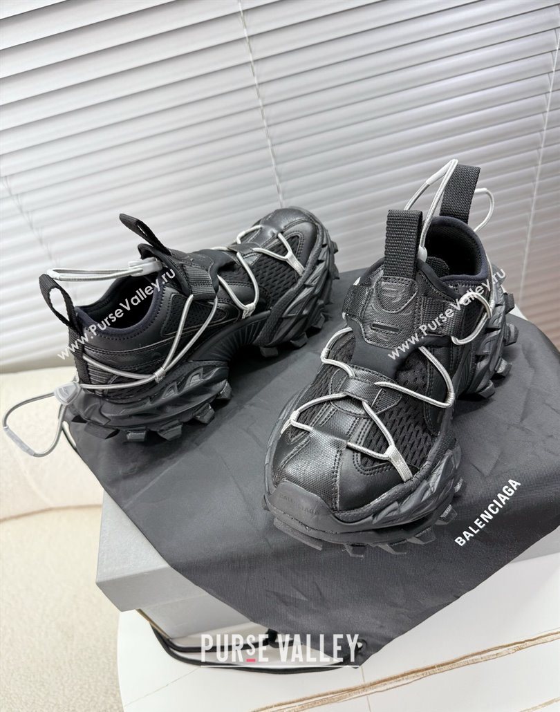 Balenciaga Hike Sneakers in Mesh Black 2025 Spring (MD-250604055)