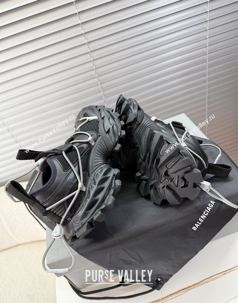 Balenciaga Hike Sneakers in Mesh Black 2025 Spring (MD-250604055)