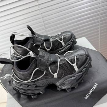 Balenciaga Hike Sneakers in Mesh Black 2025 Spring (MD-250604055)