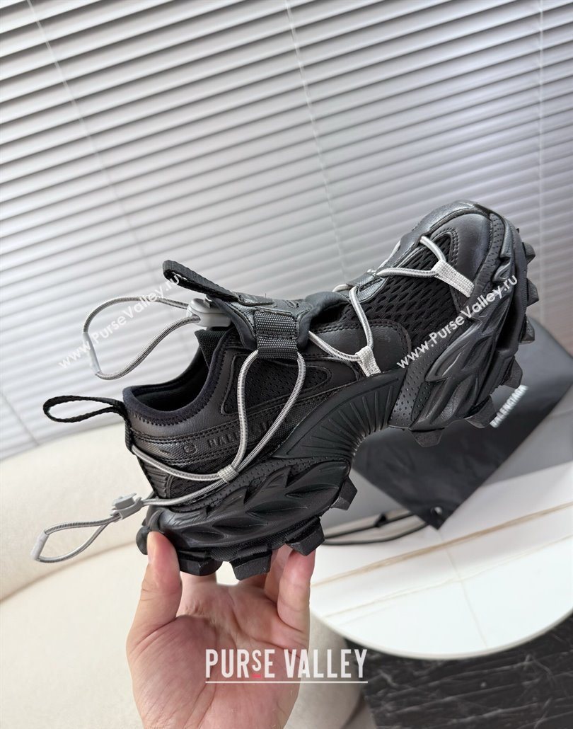 Balenciaga Hike Sneakers in Mesh Black 2025 Spring (MD-250604055)