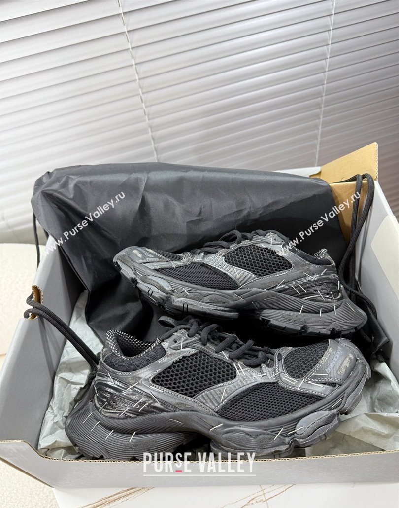 Balenciaga Stapler Sneakers in Mesh Black 2025 0604 (MD-250604060)