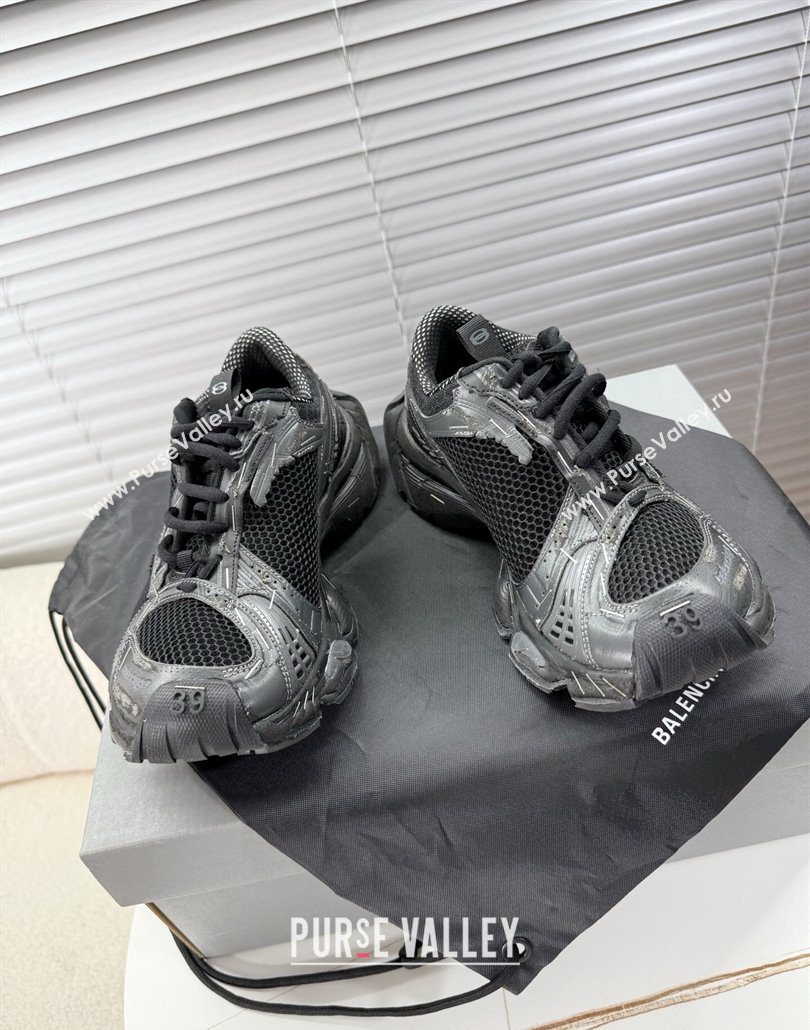 Balenciaga Stapler Sneakers in Mesh Black 2025 0604 (MD-250604060)
