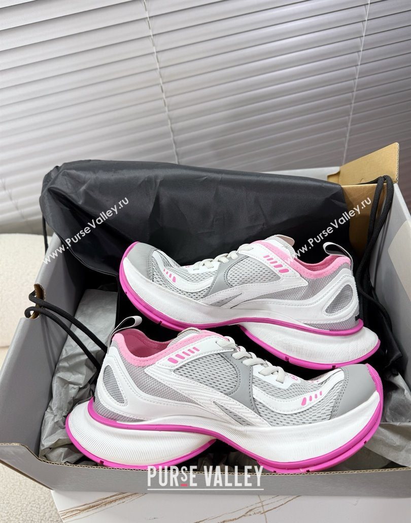 Balenciaga Circuit Sneakers in Mesh Grey/Pink 2025 0604 (MD-250604062)