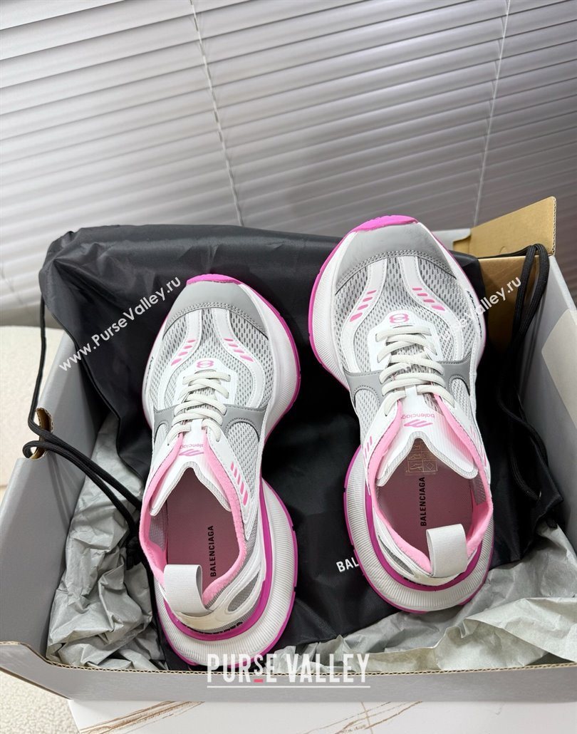 Balenciaga Circuit Sneakers in Mesh Grey/Pink 2025 0604 (MD-250604062)