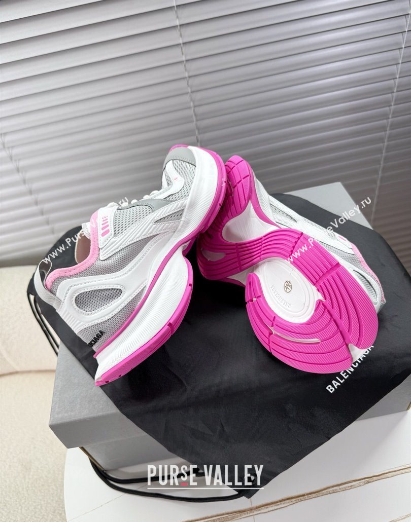 Balenciaga Circuit Sneakers in Mesh Grey/Pink 2025 0604 (MD-250604062)