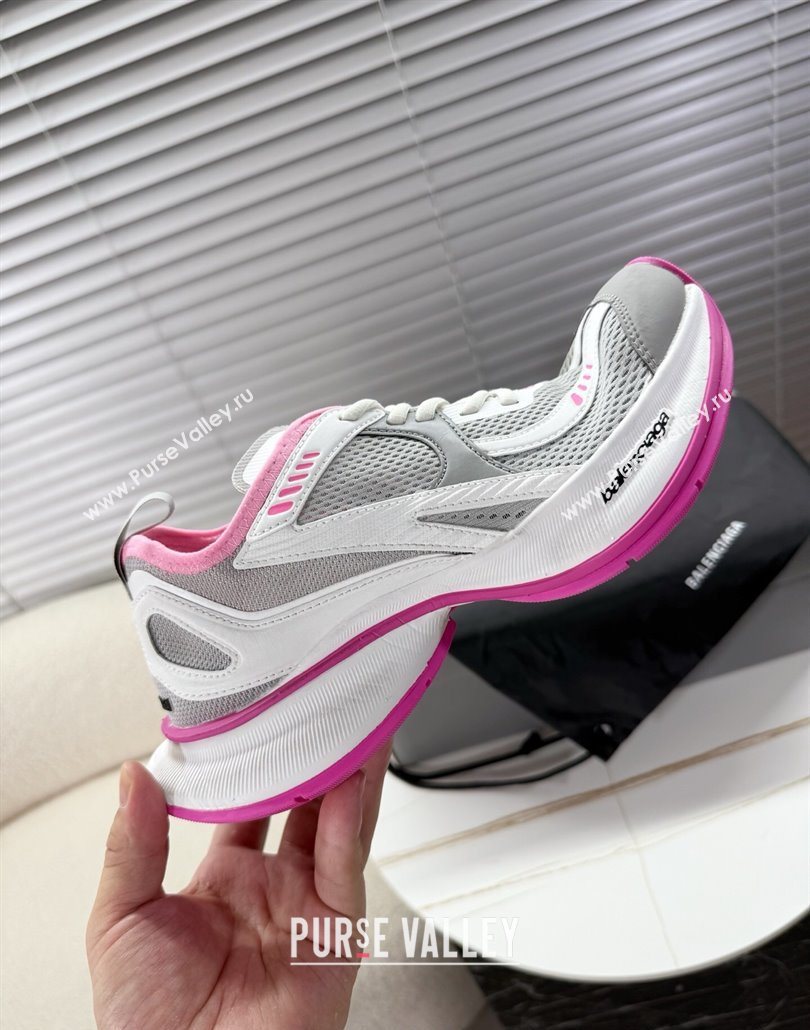 Balenciaga Circuit Sneakers in Mesh Grey/Pink 2025 0604 (MD-250604062)