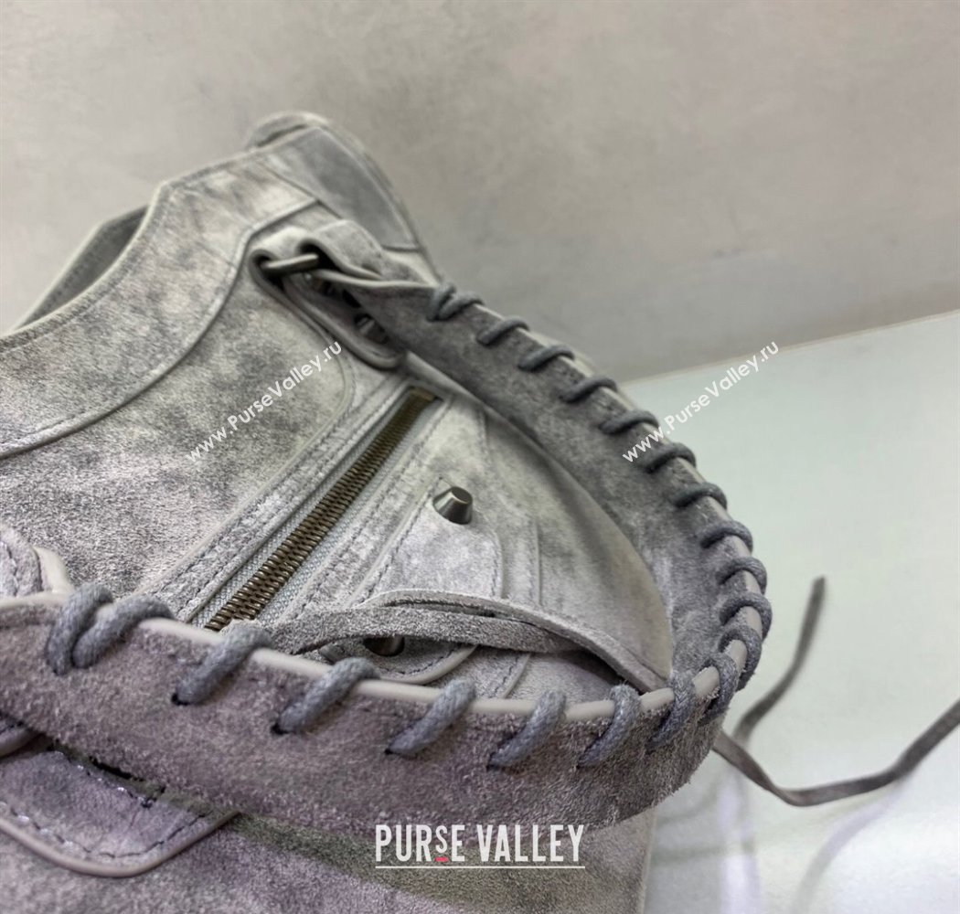 Balenciaga Le City Medium Bag in Dark Grey Suede 2025 0925 (JM-250926123)