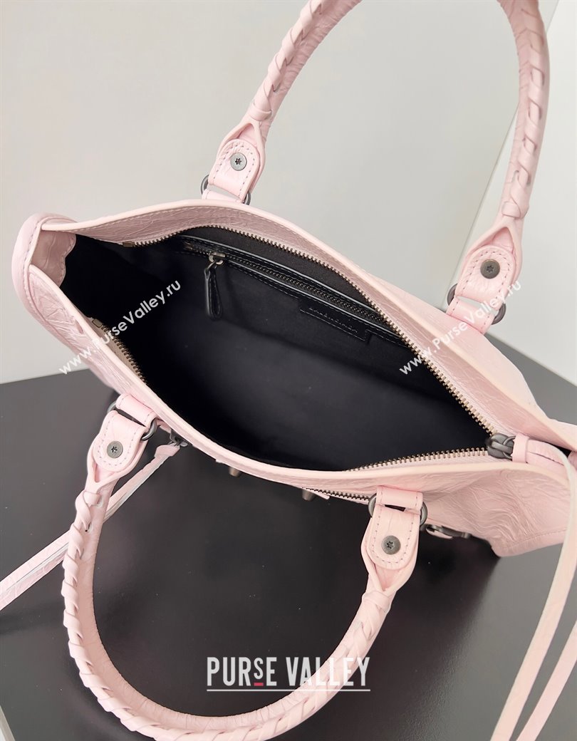 Balenciaga Le City Small Bag in Light Pink Arena Storico lambskin 2025 0925 (JM-250926131)