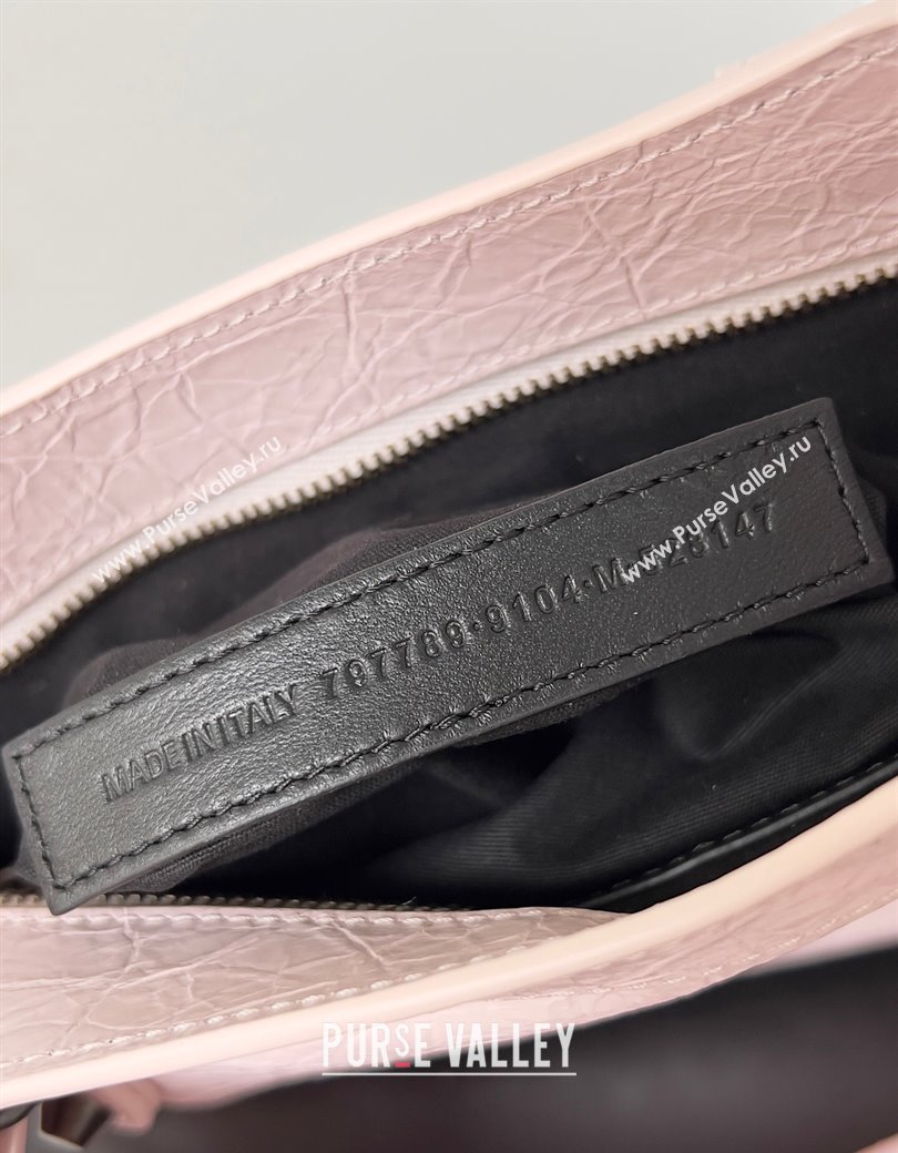 Balenciaga Le City Small Bag in Light Pink Arena Storico lambskin 2025 0925 (JM-250926131)