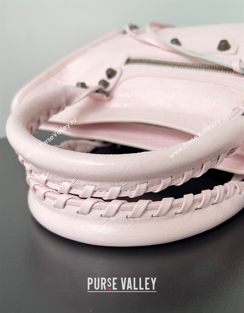 Balenciaga Le City Small Bag in Light Pink Arena Storico lambskin 2025 0925 (JM-250926131)