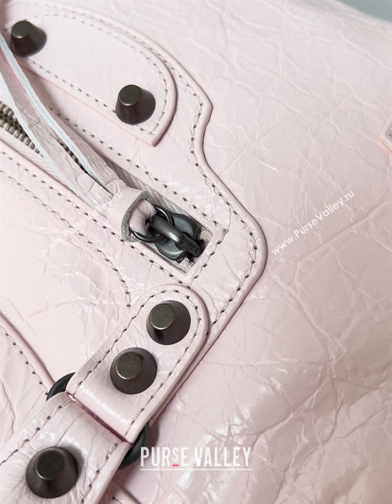 Balenciaga Le City Small Bag in Light Pink Arena Storico lambskin 2025 0925 (JM-250926131)
