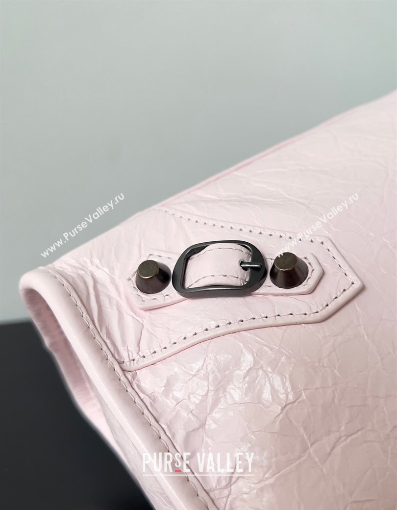 Balenciaga Le City Small Bag in Light Pink Arena Storico lambskin 2025 0925 (JM-250926131)