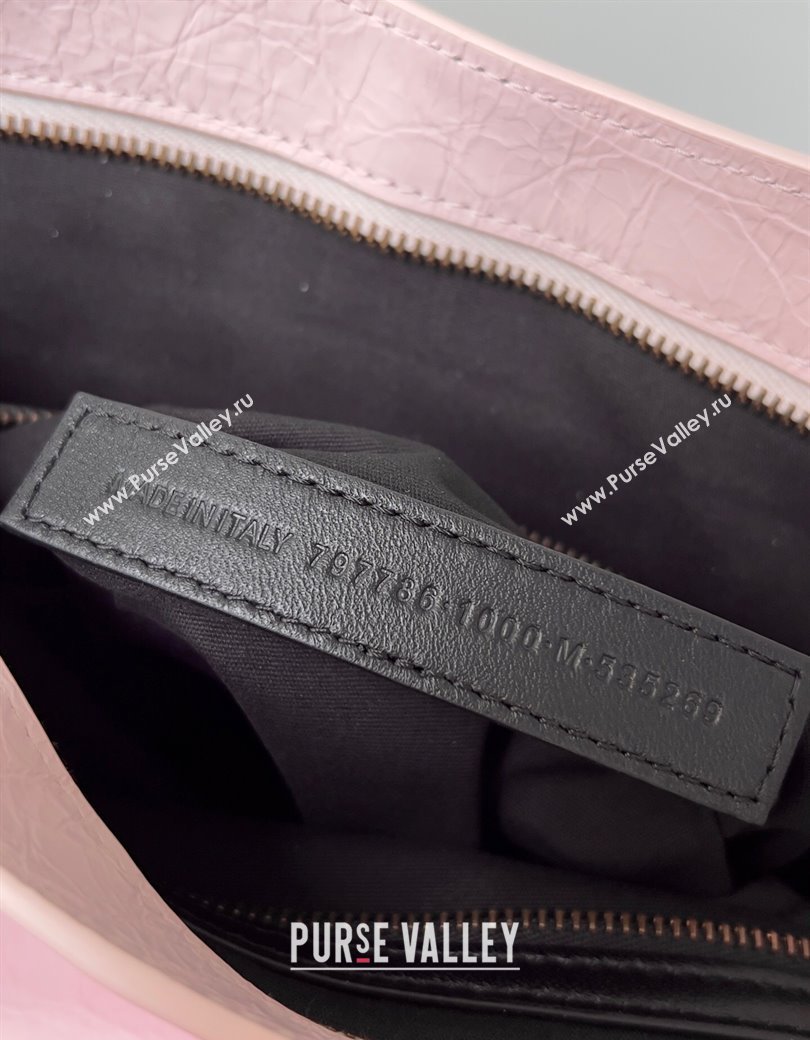 Balenciaga Le City Medium Bag in Light Pink Arena Storico lambskin 2025 0925 (JM-250926132)