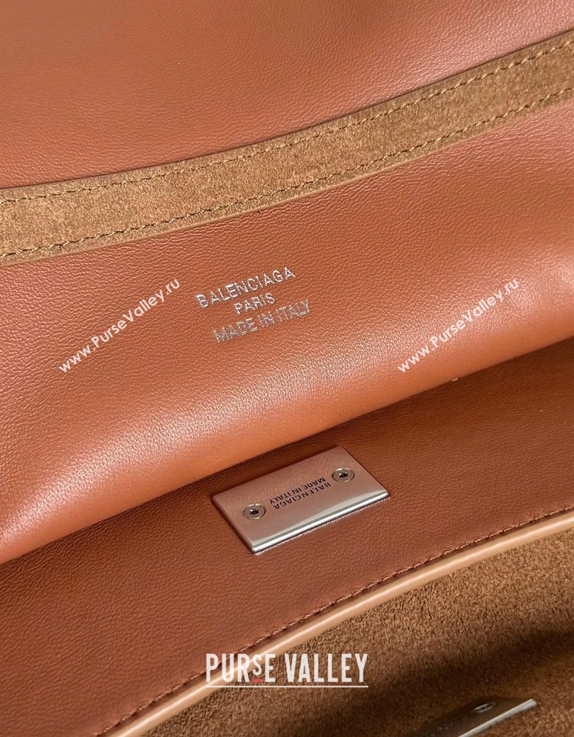 Balenciaga Rodeo Large Handbag in light brown suede, aged-silver hardware 2025 78972 (JM-250926096)