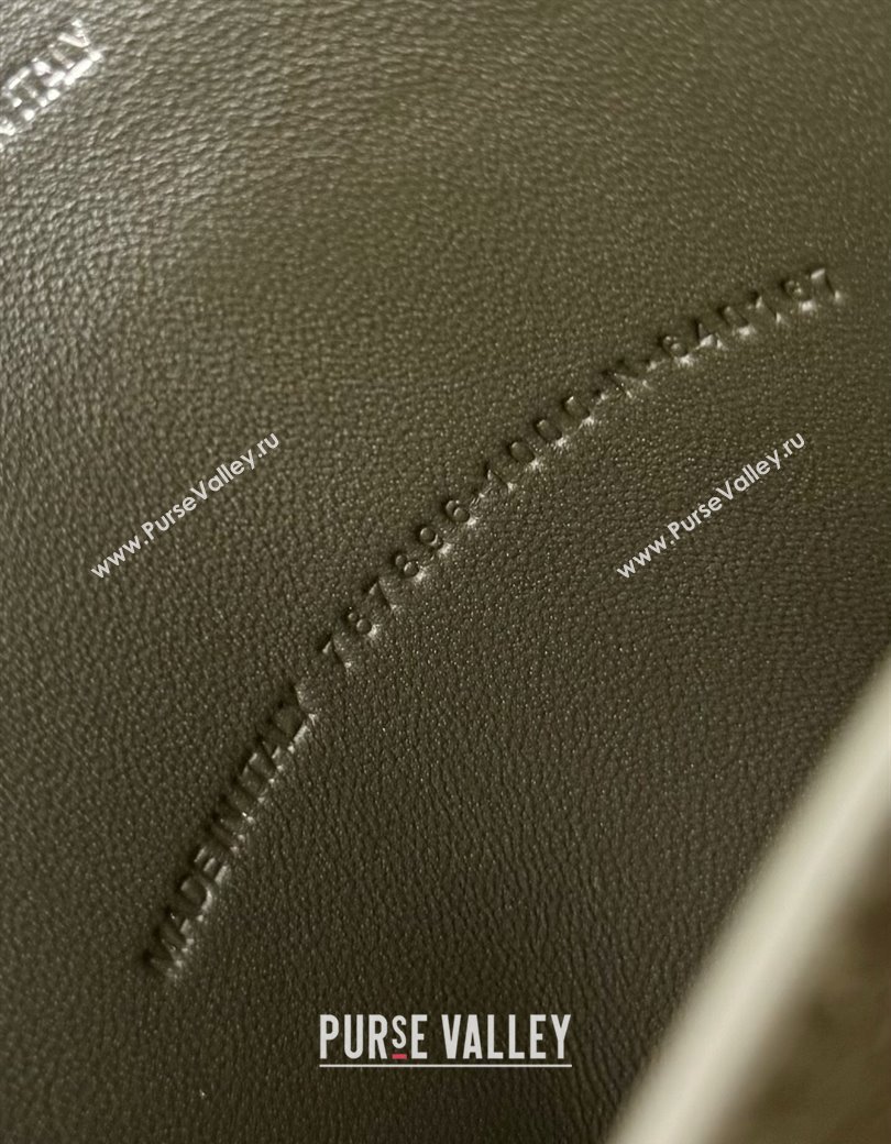 Balenciaga Rodeo Mini Handbag in green suede, aged-silver hardware 2025 78972 (JM-250926097)