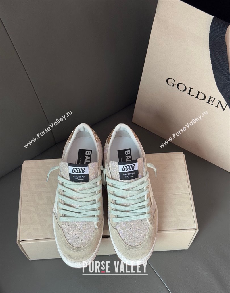 Golden Goose Women Ball Star Sneakers in Glitters with White Star 2025 0429 (MD-250429043)