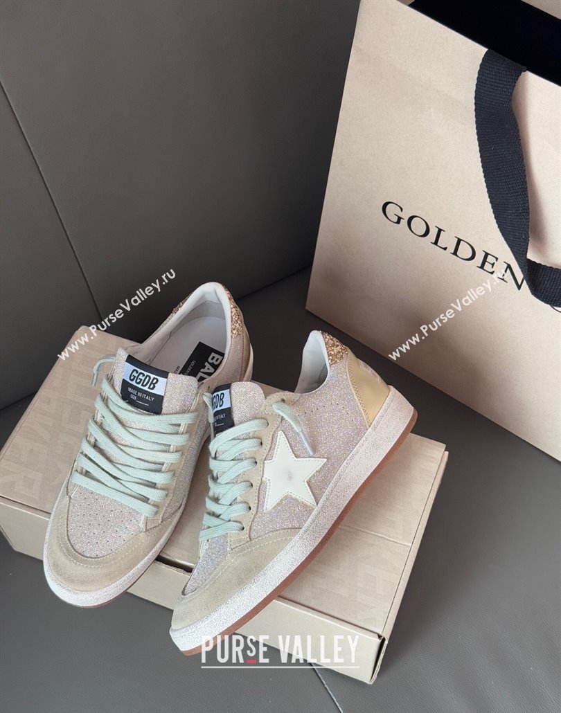 Golden Goose Women Ball Star Sneakers in Glitters with White Star 2025 0429 (MD-250429043)