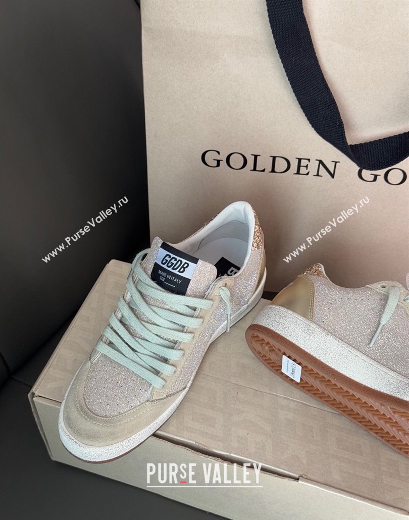 Golden Goose Women Ball Star Sneakers in Glitters with White Star 2025 0429 (MD-250429043)