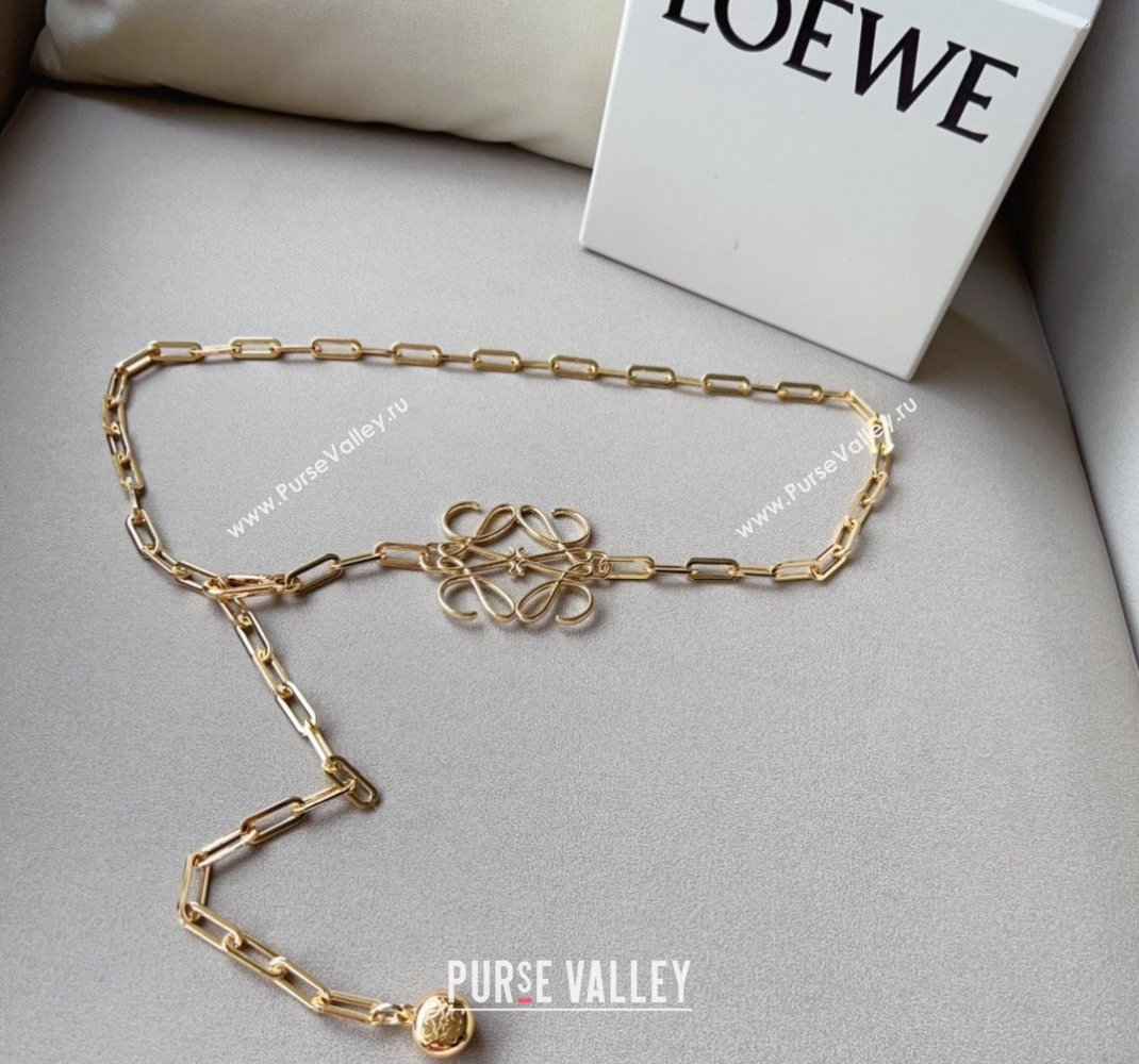 Loewe Chain Belt Gold 2024 051001 (99-240510102)