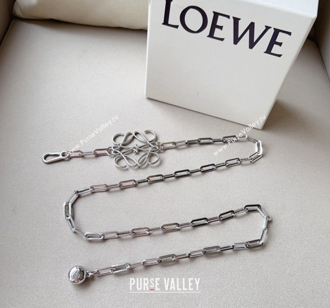 Loewe Chain Belt Silver 2024 051001 (99-240510103)