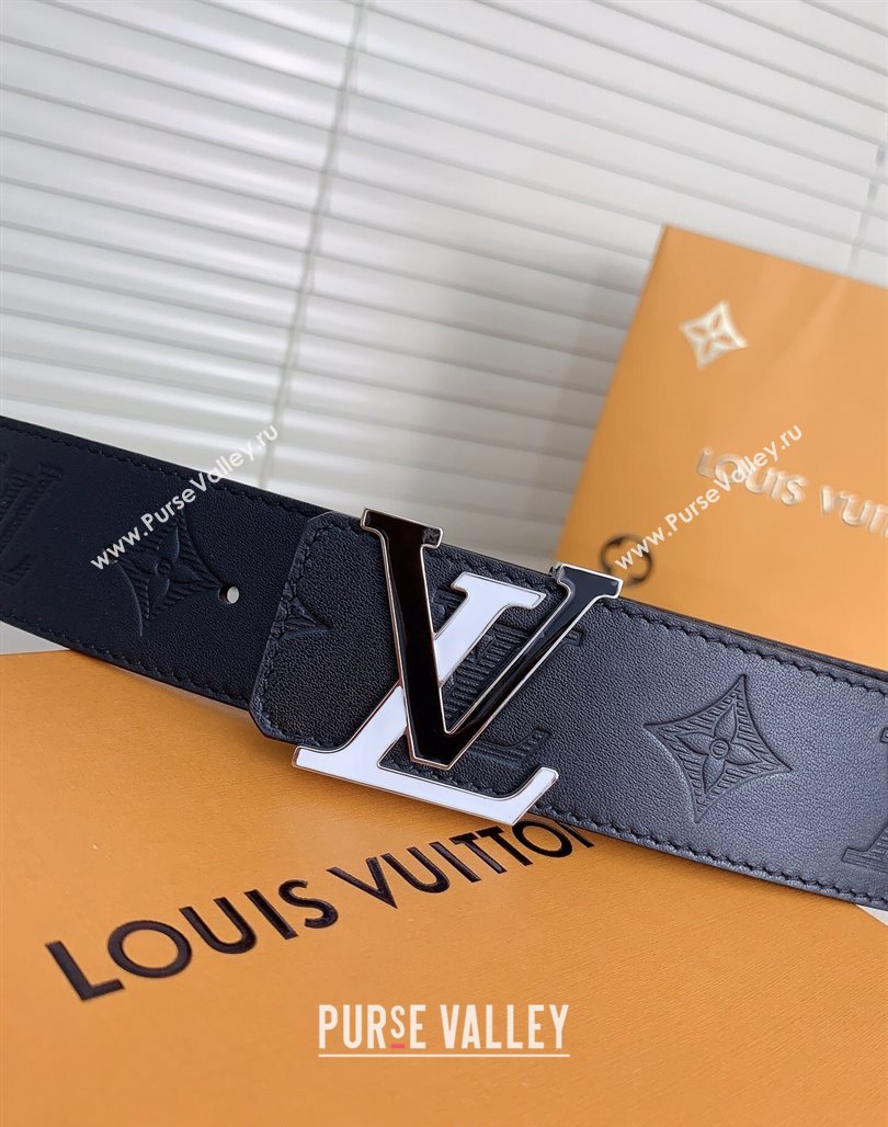 Louis Vuitton Mens Belt 4cm with LV Buckle in Monogram Leather 2024 0510 (99-240510006)