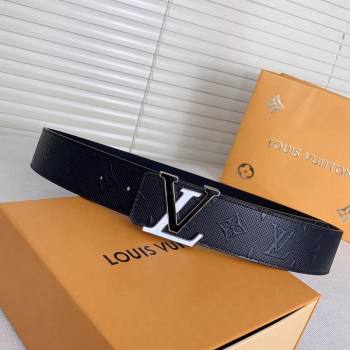 Louis Vuitton Mens Belt 4cm with LV Buckle Perforated Leather 2024 0510 (99-240510007)