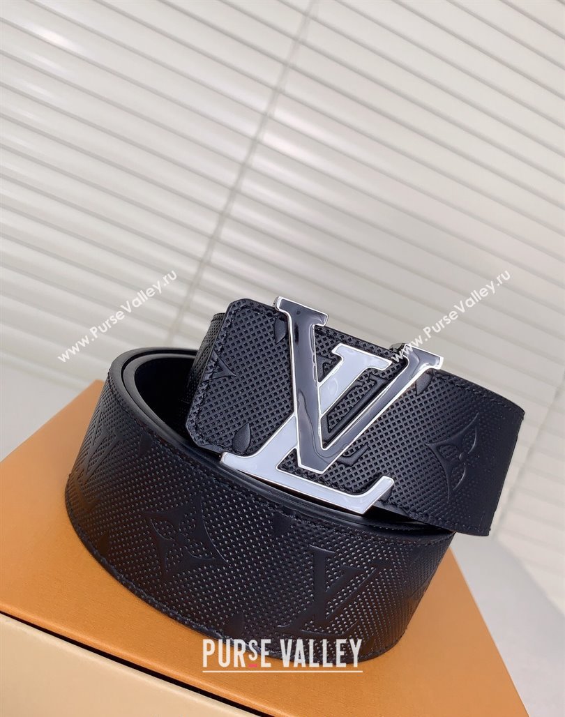 Louis Vuitton Mens Belt 4cm with LV Buckle Perforated Leather 2024 0510 (99-240510007)