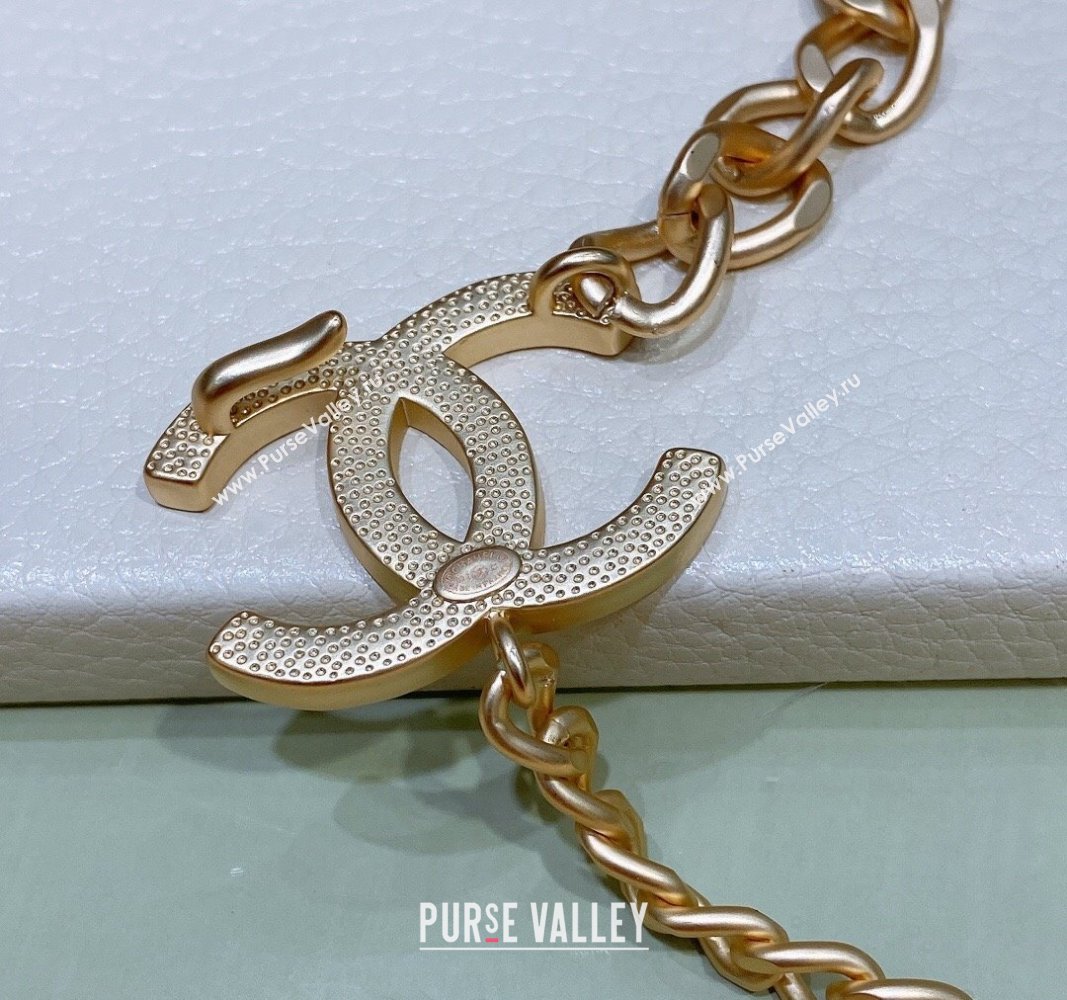 Chanel Chain Belt with CC White 2024 072922 (Yangy-240729052)