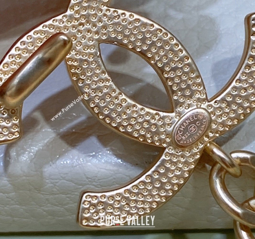 Chanel Chain Belt with CC Gold/Black 2024 072922 (Yangy-240729053)