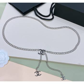 Chanel Chain Belt with CC Silver 2024 072922 (Yangy-240729054)