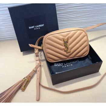 Saint Laurent Leather Lou Belt Bag/Pouch Belt Light Brown 2024 YSL082001 (99-240820038)