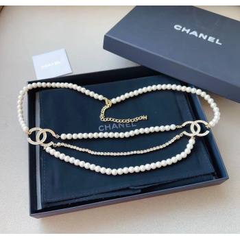 Chanel Pealrs Chain Belt 2024 1127 (99-241127051)