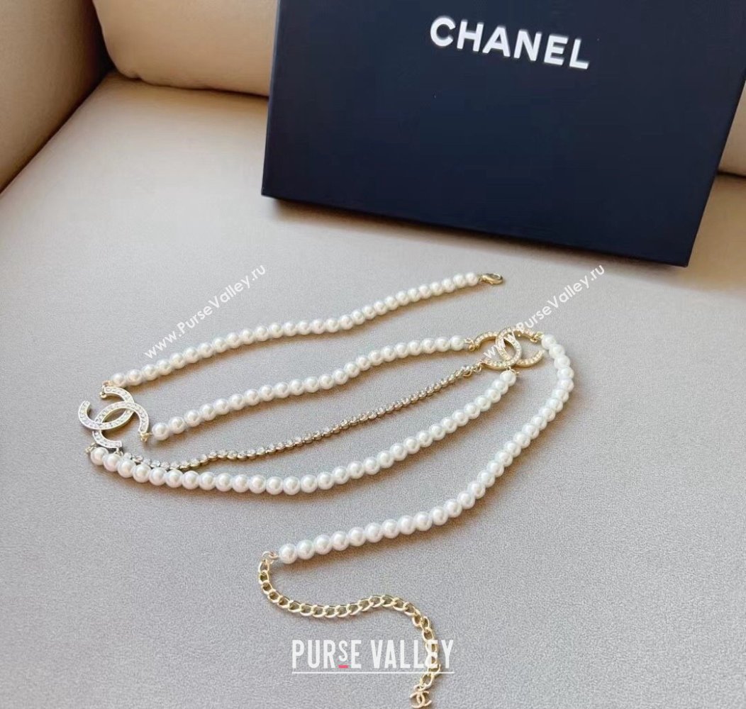 Chanel Pealrs Chain Belt 2024 1127 (99-241127051)