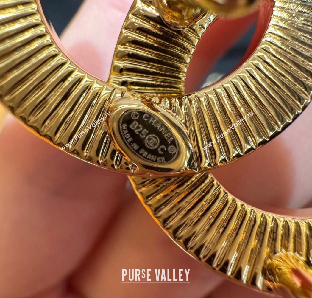 Chanel Calfskin Leather and Chain Belt Black 2025 CH091207 (99-250912015)