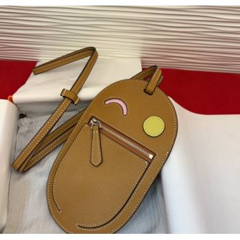 Hermes In The Loop Phone To Go Wink Large Pouch in Leather Brown 2025 (99-250912140)