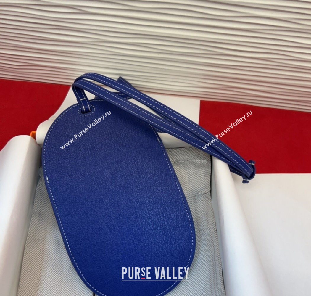 Hermes In The Loop Phone To Go Wink Large Pouch in Leather Blue 2025 (99-250912141)