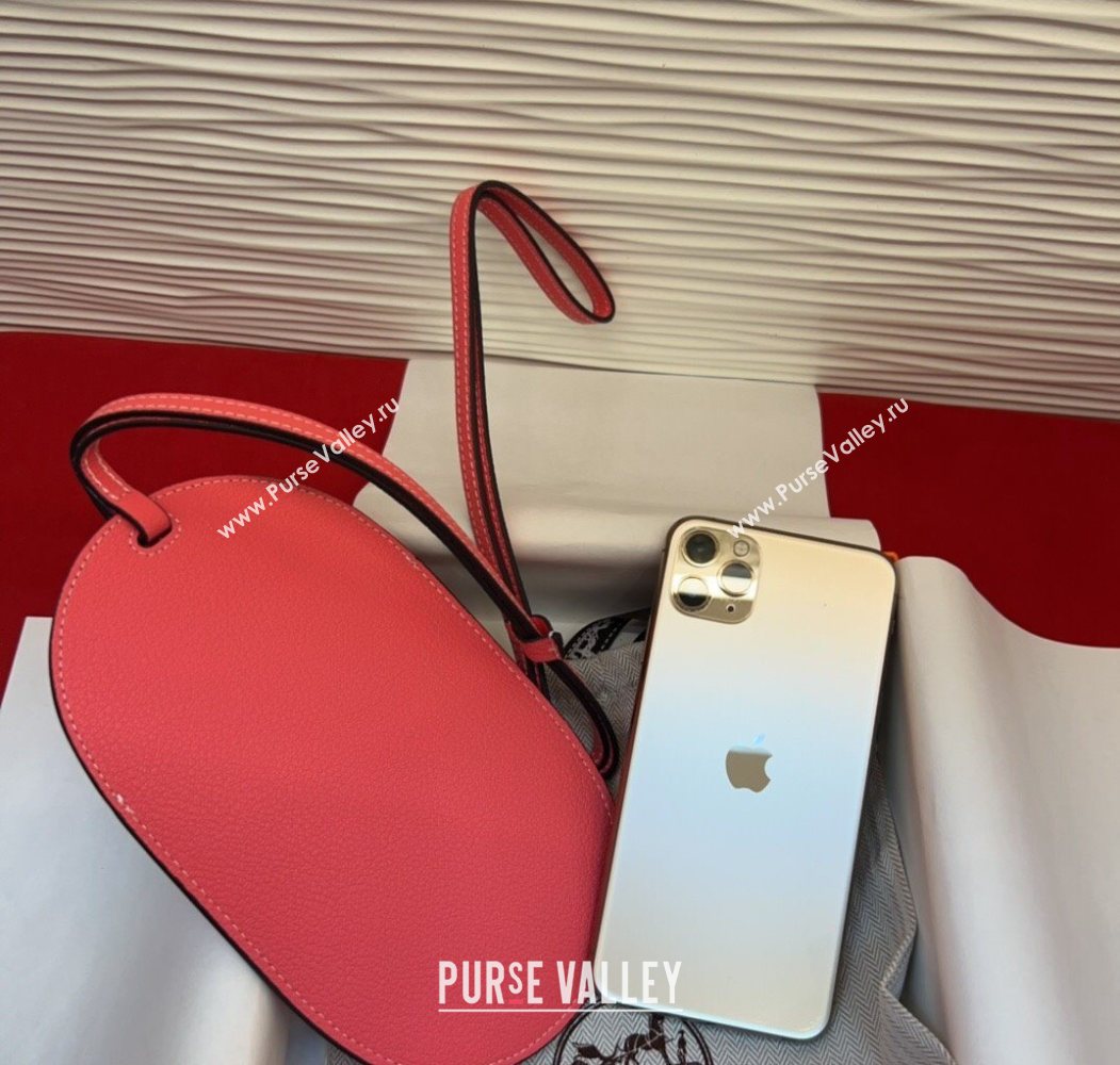 Hermes In The Loop Phone To Go Wink Large Pouch in Leather Pink 2025 (99-250912142)