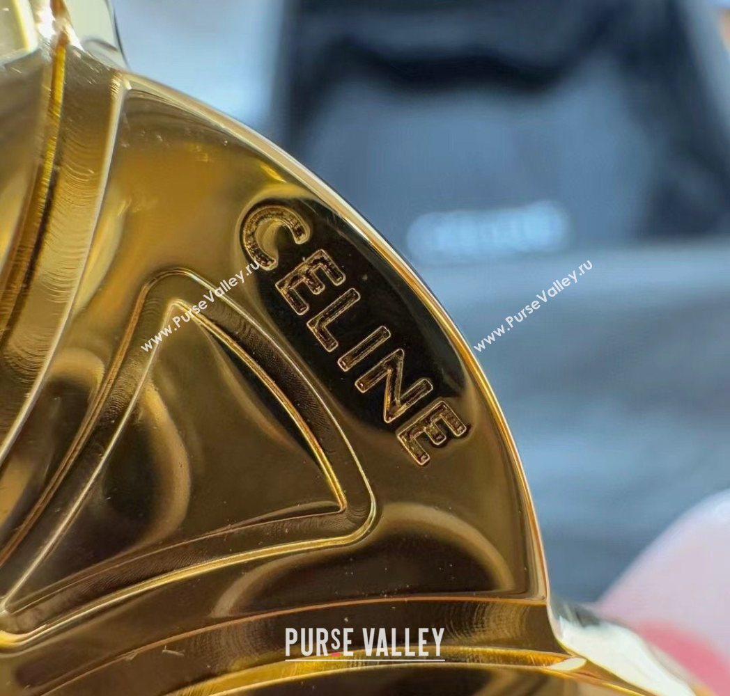 Celine Triomphe Supple Calfskin Leather Belt 2.5cm Beige 2025 0911 (99-250911093)