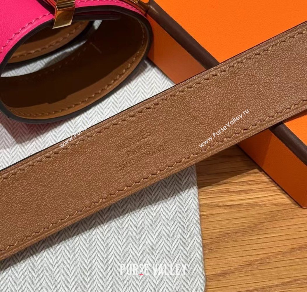 Hermes Collier de Chien bracelet in Four Medor Studs and Leather 2026 HS26010403 (99-260104130)