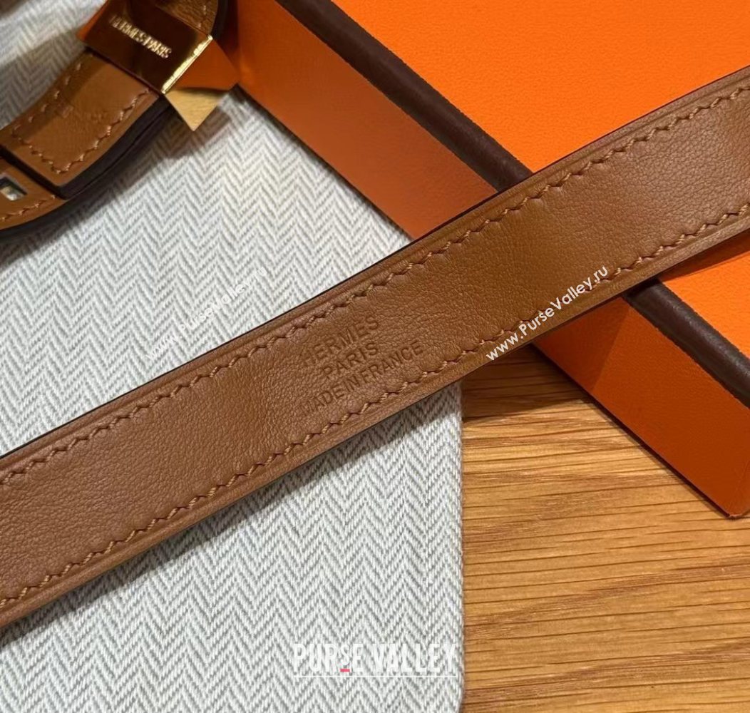 Hermes Collier de Chien bracelet in Four Medor Studs and Leather 2026 HS26010404 (99-260104131)