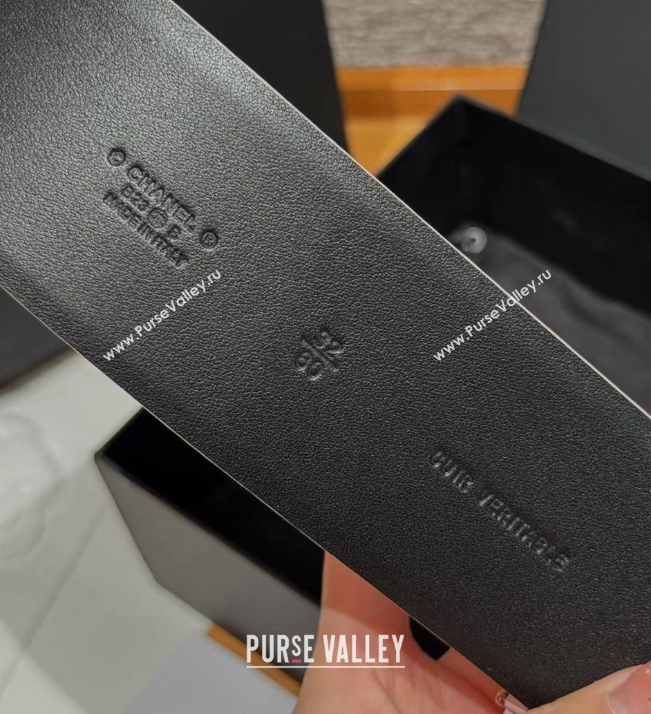 Chanel Calfskin Leather Wide Belt 5.5cm with Chain Pin Buckle Pink/Gold 2025 1231 (99-251231132)