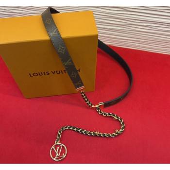 Louis Vuitton Monogram Canvas and Chain Waist Belt 2cm 2026 LV031704 (99-260317047)