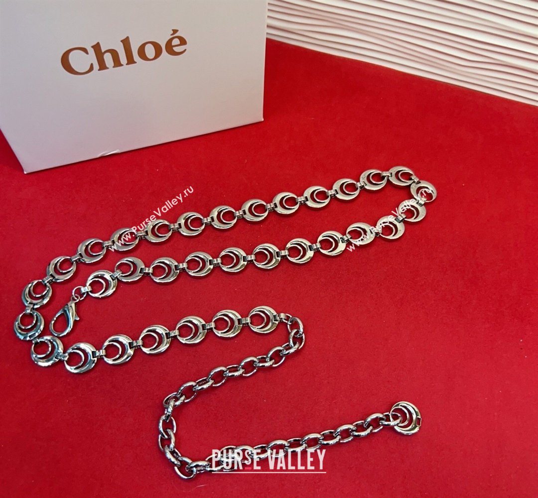 Chloe Chain Waist Belt Silver 2026 0317001 (99-260317050)